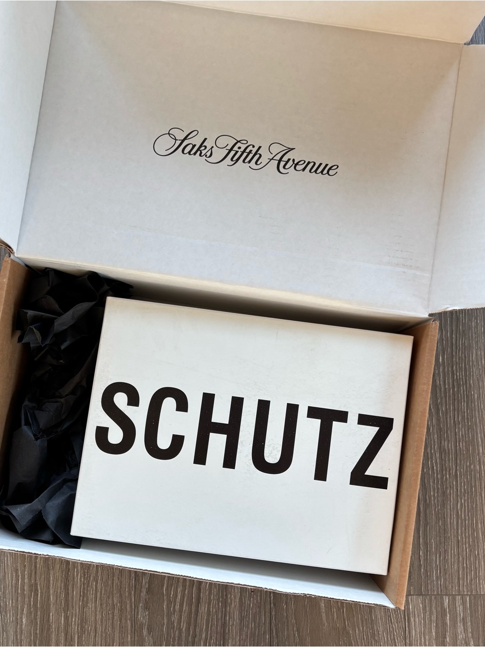 SCHUTZ Black Slip-On Mule with Decorative Silver Buckle - Picture 2 of 9